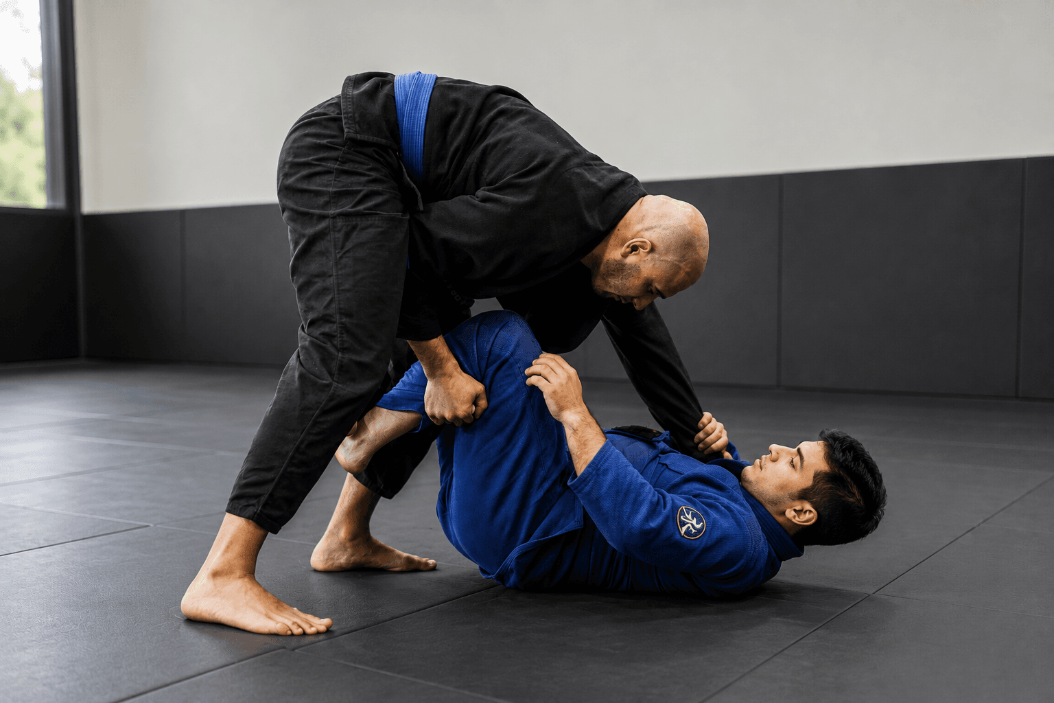 Alumnos practicando Brazilian Jiu-Jitsu en Temple Dojo